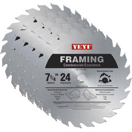 persediaan item 7-1 / 4 &quot;x 24T DKO TCT Circular Saw Blade untuk USA DIY pasar untuk Cutting Kayu
