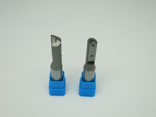 CNC Router Bits satu suling bit lurus pisau berubah pelapisan chrome presisi pemotongan