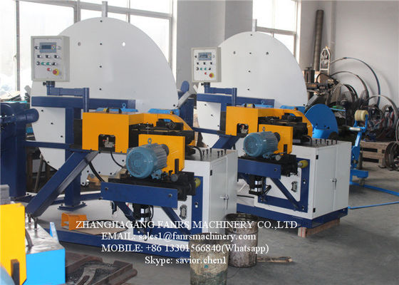 Baja Spiral Tabung Mantan Mesin Dengan Otomatis Saw Blade Cutting Sistem