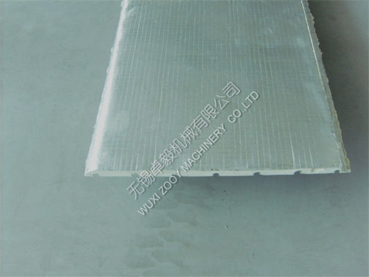 OR dinding / langit-langit PU Sandwich Panel Mesin Produksi Line dengan Aluminium Foil Menghadapi