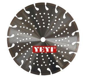 Dia 180mm 300mm 400mm Berlian Beton, Sandstone, Asphalt Saw Blades Segmented Jenis