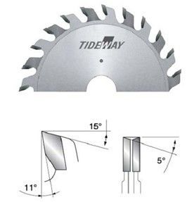 Adjustable mencetak TCT circular saw pisau dengan premi baja dan mikro gandum karbida tips