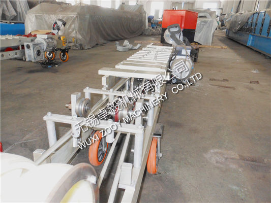 Bergerak mesin downspout Square, 3KW lembaran logam mesin roll forming