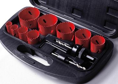 Stainless Steel Bimetal Bor Lubang Saw 1-1 / 8 &quot;Untuk Machine Tools Dengan Hex Key Wrench