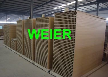 Kayu Plastik Komposit WPC Dewan Line Produksi, CE Sertifikat SJSZ-92/188