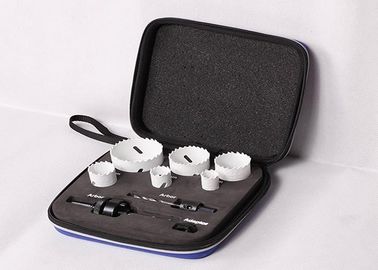 9PC HSS Bi Logam Lubang Saw Set 35mm mendalam Cut Dengan Kain Kasus