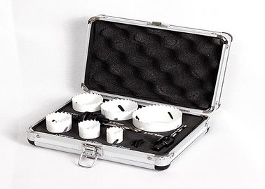 9PC Logam / Stainless Steel Lubang Saw Dengan Cutting Kedalaman 38mm, Diameter Besar Lubang Saw Set