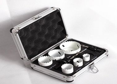 9PC Logam / Stainless Steel Lubang Saw Dengan Cutting Kedalaman 38mm, Diameter Besar Lubang Saw Set