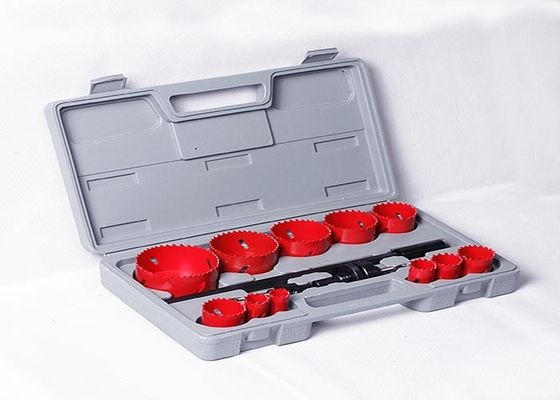 14PC HSS Bimetal Lubang Saw, Custom pitch Gigi Lubang Cutting Saw Set