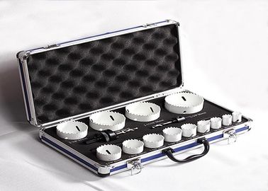 13PC Adjustable Bimetal Lubang Saw Bits Untuk Kayu / Stainless Steel