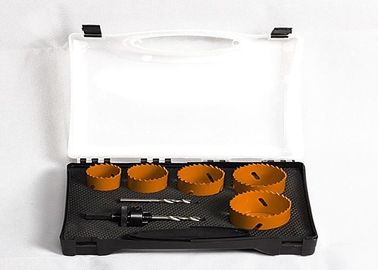 7pc Stainless Steel Bimetal Lubang Saw 38mm 44mm 2 inch 2.5 inch Dengan Percontohan Drill / Arbors