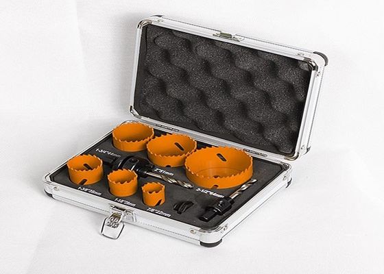 1,5 &quot;2 inch HSS Stainless Steel Bi-Metal Lubang Saw Set Dengan Aluminium Case