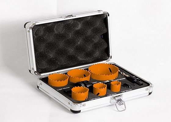1,5 &quot;2 inch HSS Stainless Steel Bi-Metal Lubang Saw Set Dengan Aluminium Case
