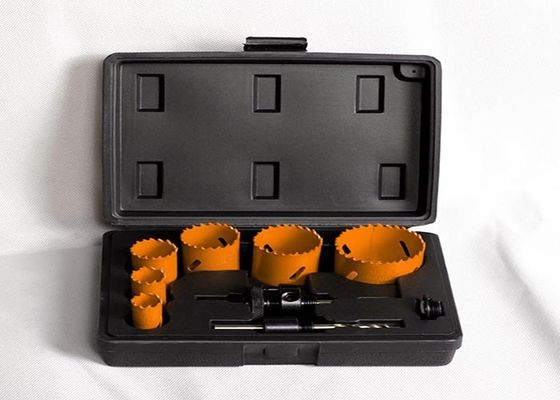 Presisi HSS Logam Cutting Lubang Saw Cutter Set, Carbide Gigi Lubang Saw