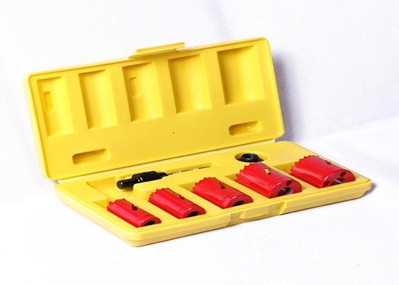 7pc HSS Bimetal Lubang Saw Stainless Steel M3 / M42 Dengan Arbors / Adapter