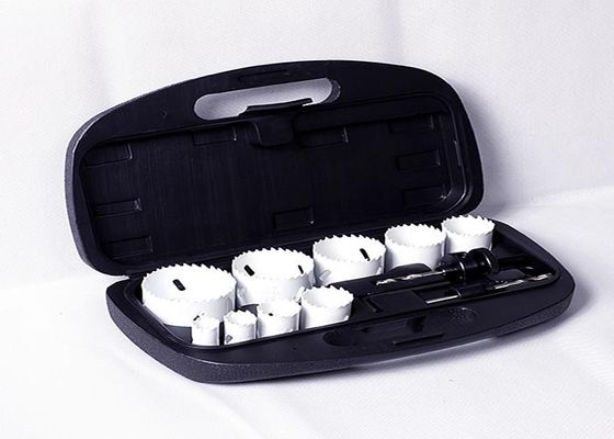 Putih 1-3 / 8 &quot;2&quot; Baik Tooth Bimetal Lubang Saw Cutting Tools Untuk Lantai Kayu Keras