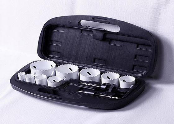 Putih 1-3 / 8 &quot;2&quot; Baik Tooth Bimetal Lubang Saw Cutting Tools Untuk Lantai Kayu Keras