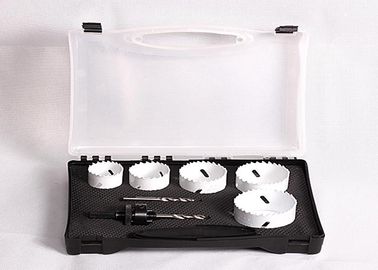 7pc HSS Bimetal Lubang Saw, Diameter besar 1,5 &quot;- 2,5&quot; Lubang Saw Bor Bit