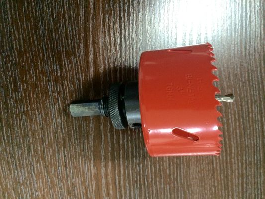 7/8 &quot;29mm 64mm 9PC HSS pitch Gigi Logam Cutting Lubang Saw Set Untuk Bor