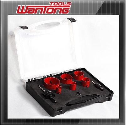 1 Inch 2 &quot;Stainless Steel / Bimetal Lubang Saw Cutter Set Untuk Plywood Dan Plastik