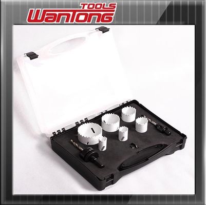 1 Inch 2 &quot;Stainless Steel / Bimetal Lubang Saw Cutter Set Untuk Plywood Dan Plastik