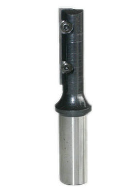 Lurus CNC router bit dengan pisau reversibel (satu flute)