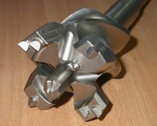 Panjang Shank TCT Drill bit SDS latihan Masonry dengan karbida tips