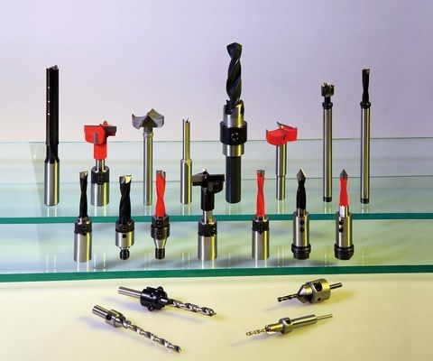 TCT Drill Bit Brad titik titik V Carbon Steel Alat Boring Durable Dengan Heat Treatment