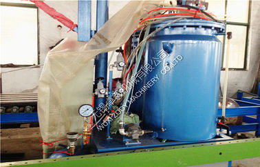 Terbang Saw Cutting Sistem PU Mesin Sandwich Panel Dengan 1 mesin Set Tinggi Tekan PU Foaming