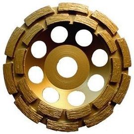 Sinter Brazed Dua Row Berlian Piala Grinding Wheel Untuk Beton 3 &quot;6&quot; 7 &quot;
