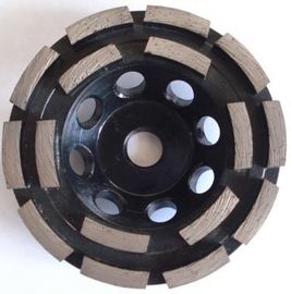 Sinter Brazed Dua Row Berlian Piala Grinding Wheel Untuk Beton 3 &quot;6&quot; 7 &quot;