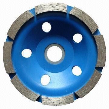 100mm Single Row Berlian Piala Grinding Wheel Untuk Beton, Marmer, Granit