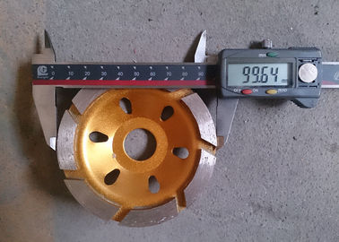 4 "Logam Diamond Grinding Disc Beton Grinding pisau Piala Roda