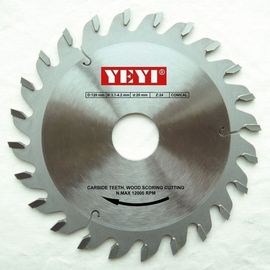 Penilaian TCT karbida dimiringkan Saw Blade untuk mesin-Sectioning, dengan kerucut gigi