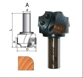 CNC router bit putaran sudut router bit dengan pisau berubah 20mm betis